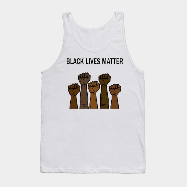 Black Lives Matter Tank Top by Nalidsa